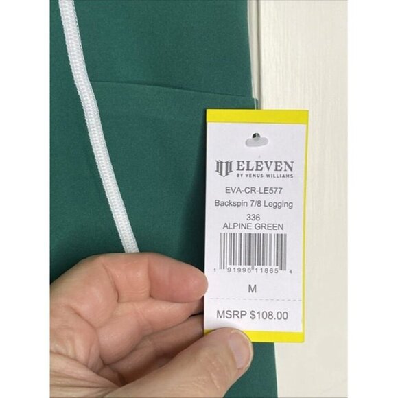 eleven by venus Williams Backspin Midi Tank & 7/8 Legging In Alpine Green Medium - Picture 10 of 12